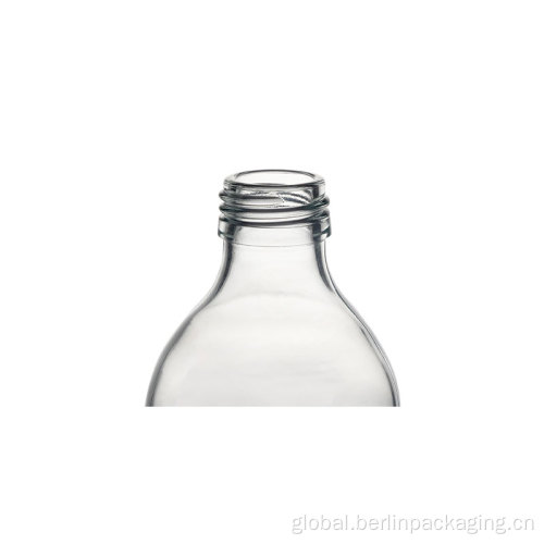 Clear Glass Beverage Bottles with Caps 100ml Coffee Juice Glass Bottle Manufactory